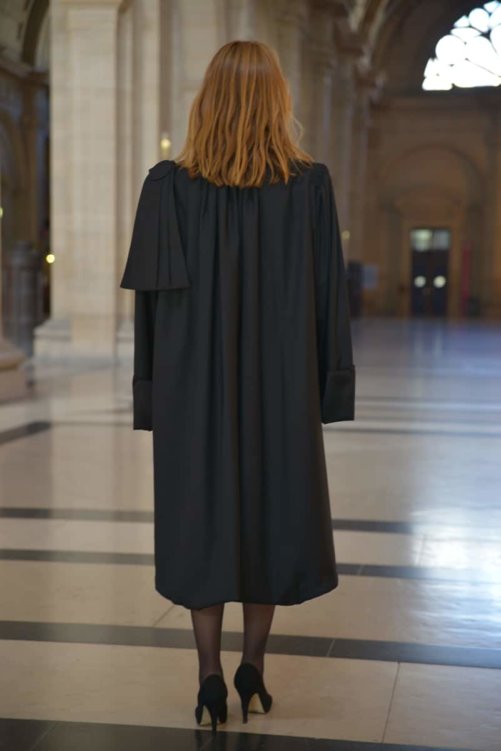 Robe d'avocat : La Classique vue de dos