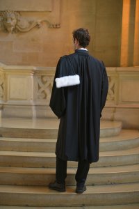 La robe d'avocat La Mérino vue de dos