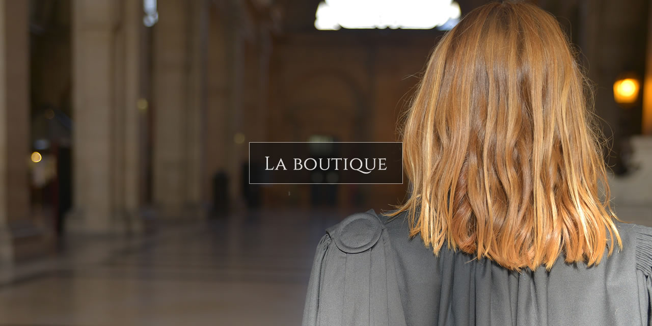 Découvrir notre boutique, nos robes d'avocats et accessoires 3